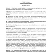 LEY DE ACCIONES URBANISTICAS DEL ESTADO DE QUINTANA ROO